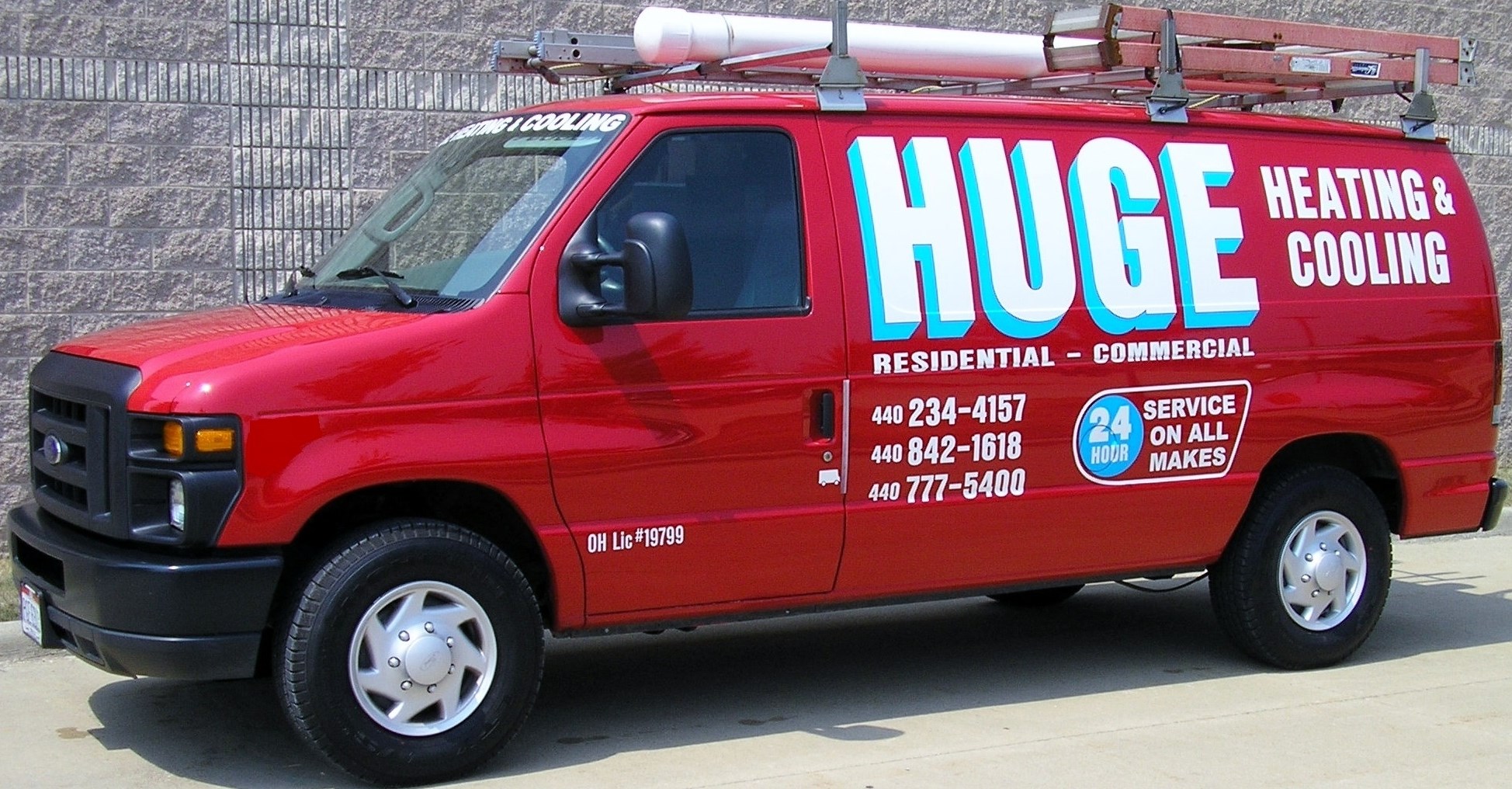 Huge Heating & Cooling logo