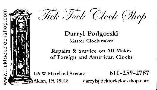 Tick Tock Clock Shop logo