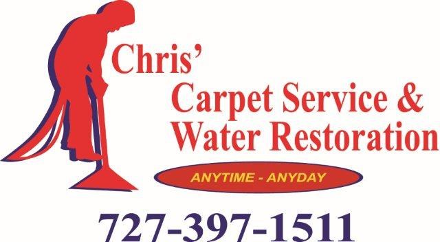 Logo for Chris' Carpet Service & Water Restoration