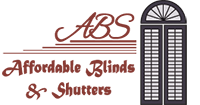 Logo for AFFORDABLE BLINDS AND SHUTTERS