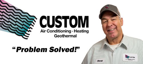 Logo for Custom Services - Heat Air & Plumbing