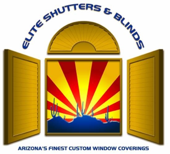 Logo for ELITE SHUTTERS AND BLINDS