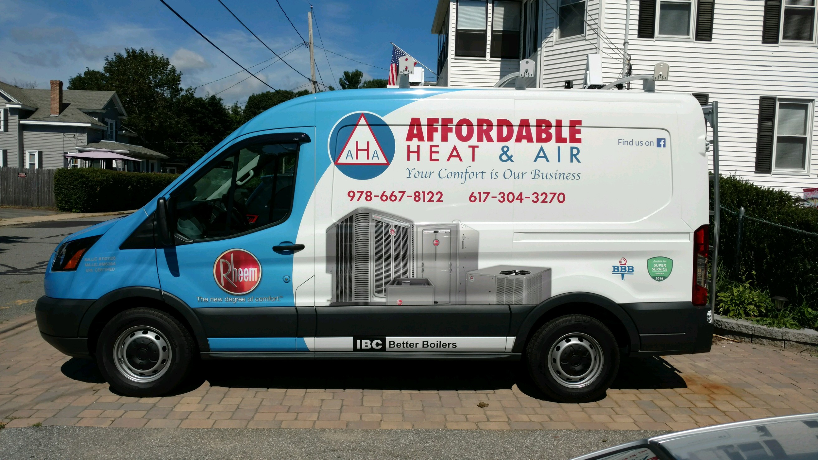 AFFORDABLE HEAT & AIR logo