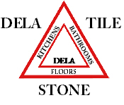 Logo for DELA TILE - Kitchen and Bath Remodel
