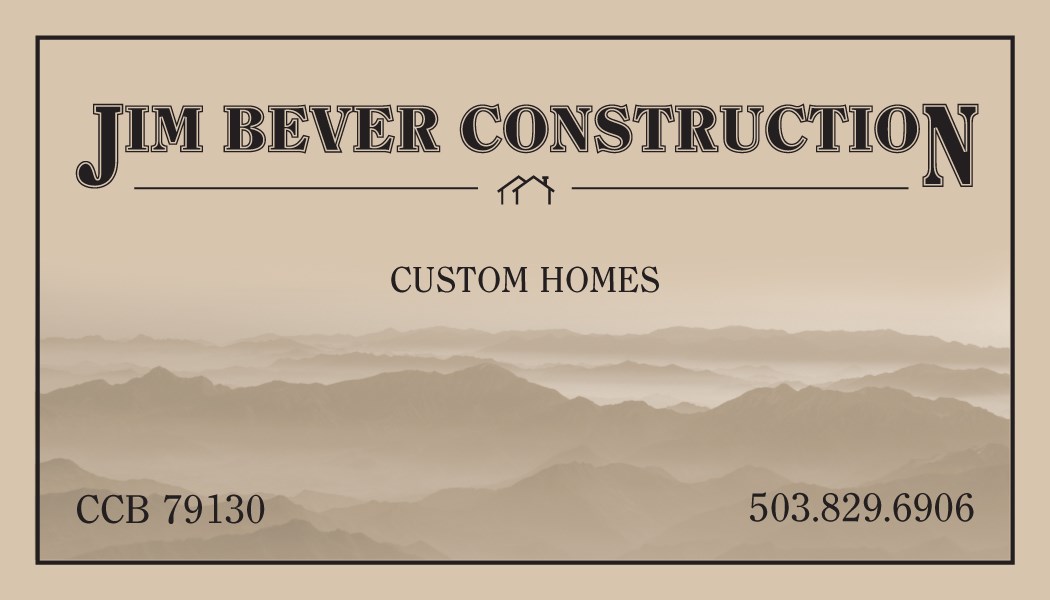 JIM BEVER CONSTRUCTION logo