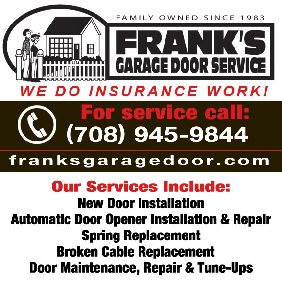 FRANK'S GARAGE DOOR SERVICE logo