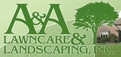 Logo for A & A Lawncare & Landscaping
