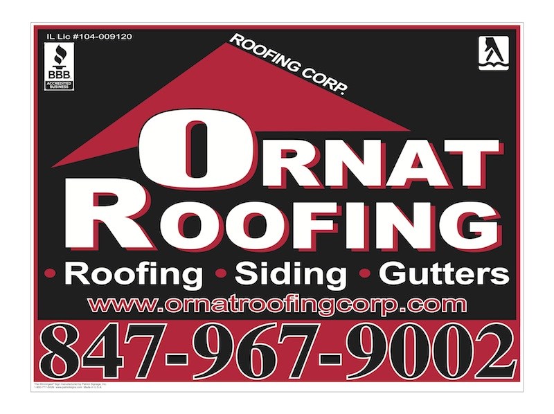 Logo for Ornat Roofing Corp