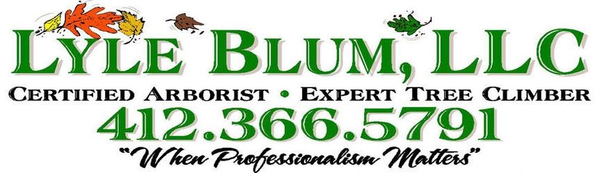 Lyle Blum, LLC Cert Arborist & Expert Tree Climber logo
