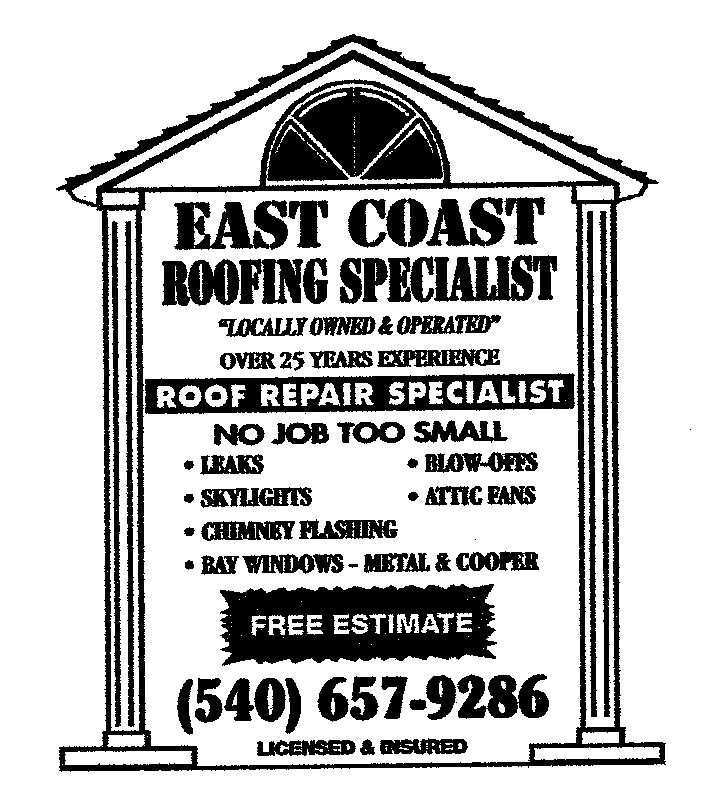 East Coast Roofing Specialist logo