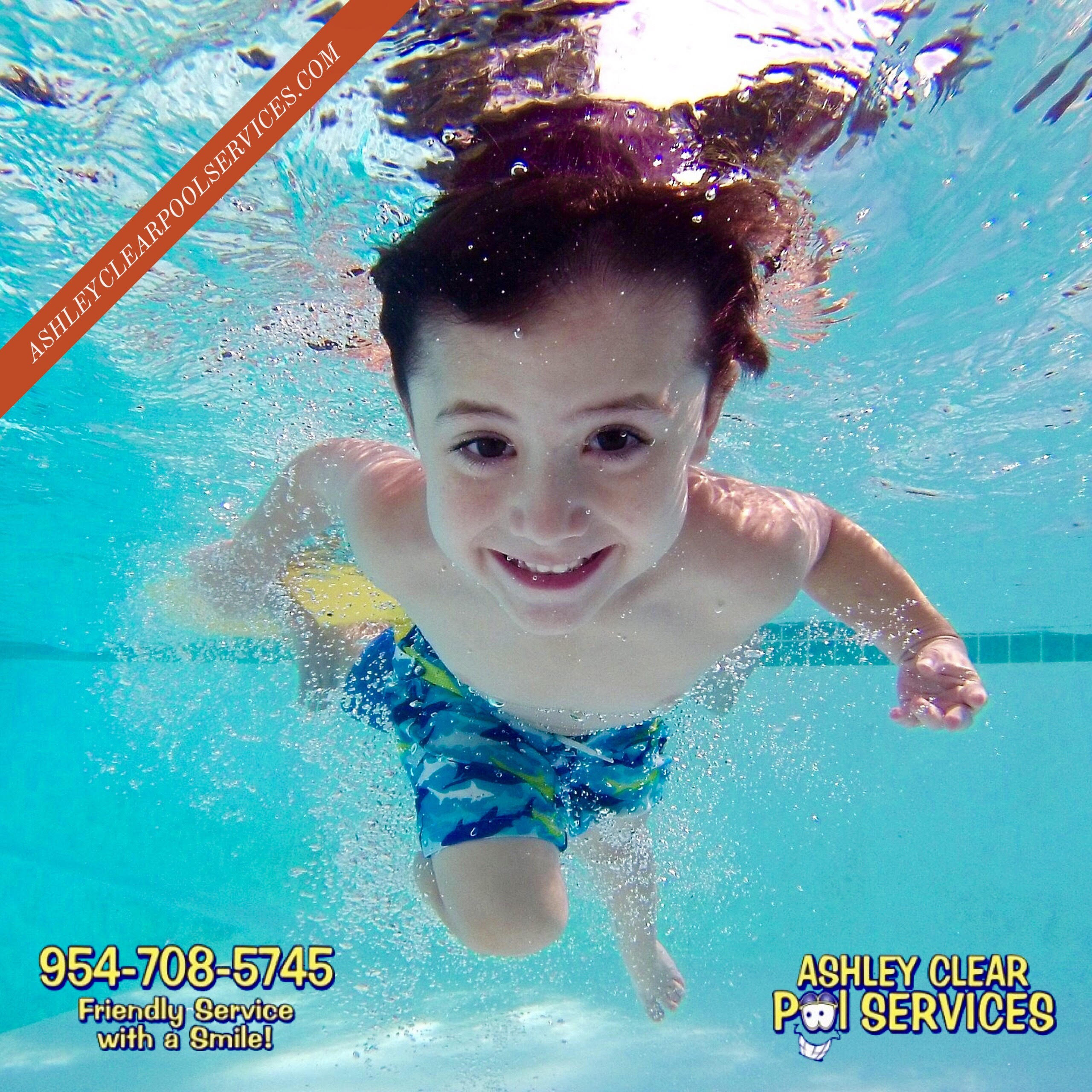 Logo for Ashley Clear Pool Services