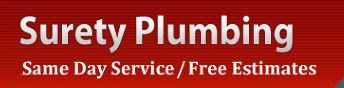 Logo for Surety Plumbing Inc
