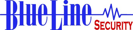Blue Line Security (LOCALLY OWNED) logo