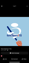 Logo for Home Cleaners 4 You