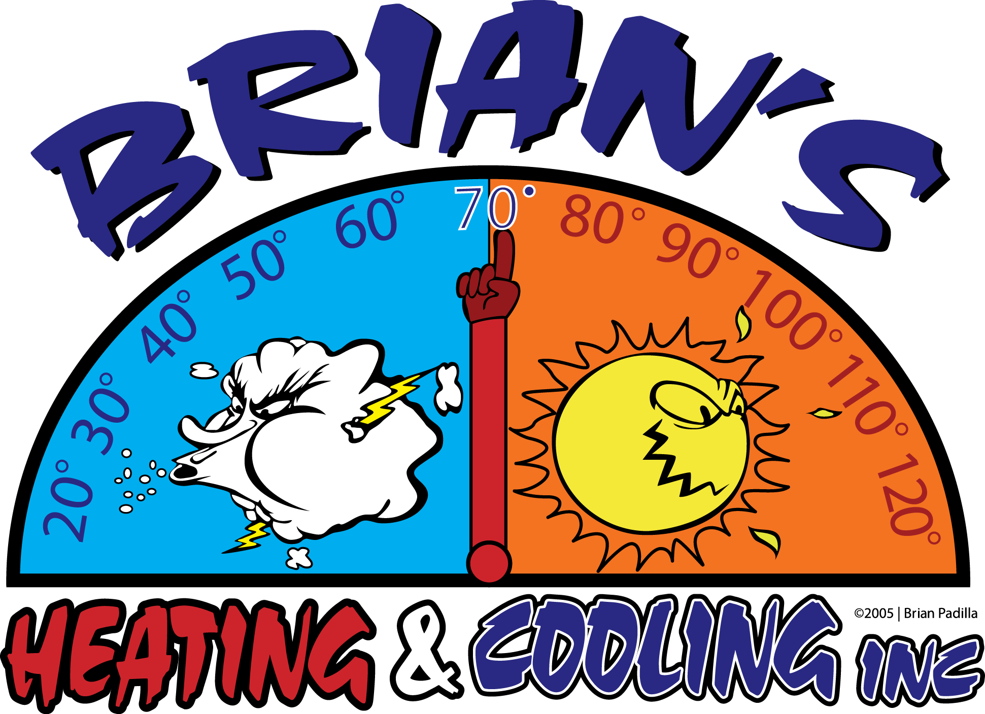 Brian's Heating & Cooling Inc logo