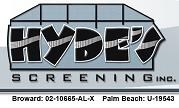 Logo for HYDE'S SCREENING, INC.