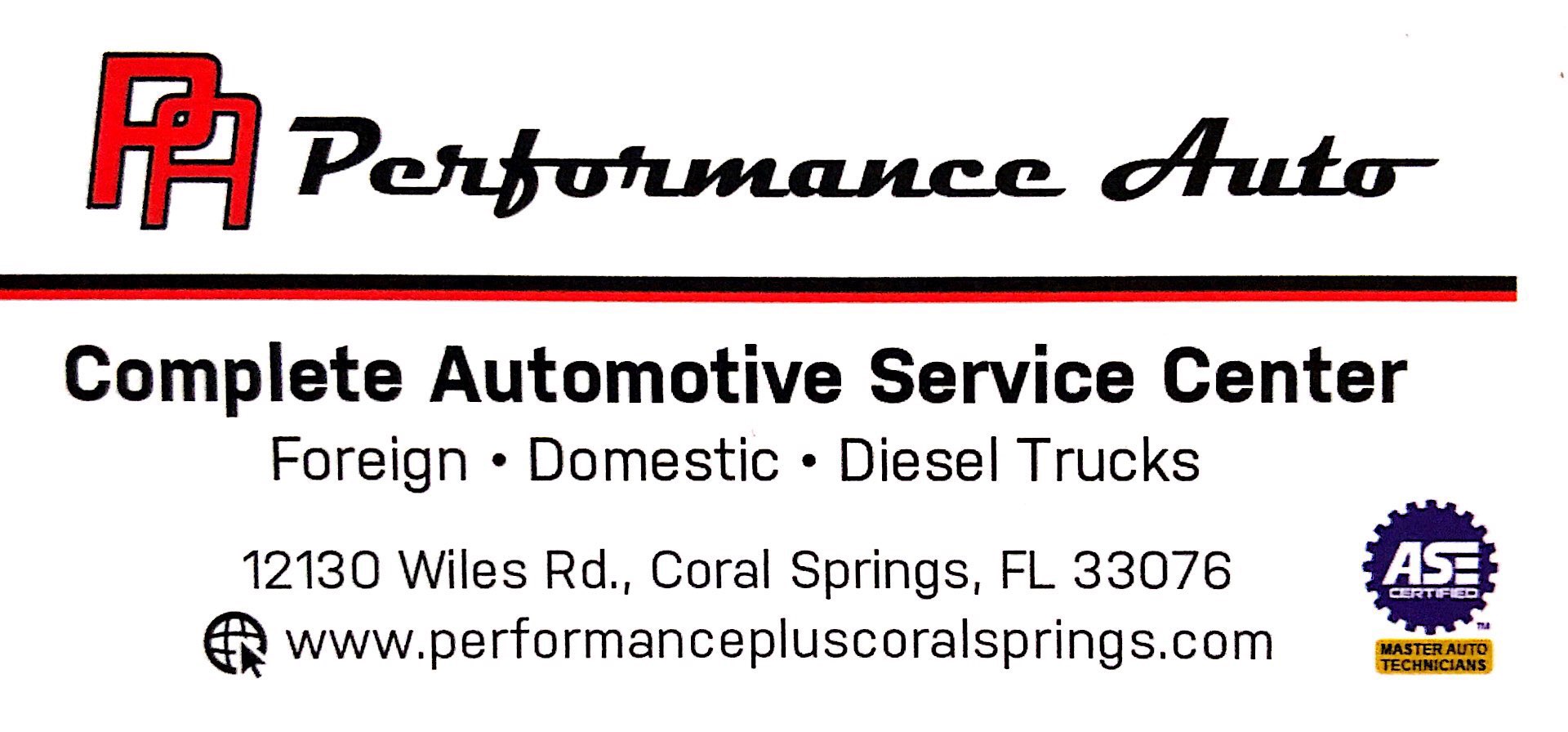 PERFORMANCE AUTO logo