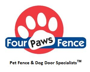 Four Paws Fence logo