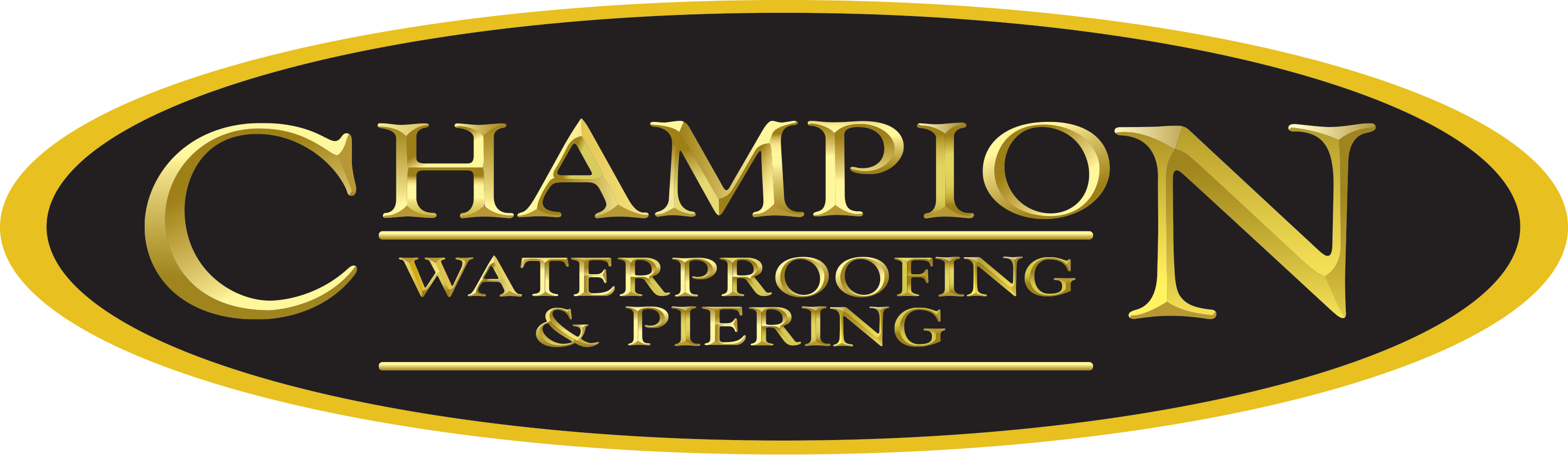 Logo for Champion Waterproofing & Piering LLC