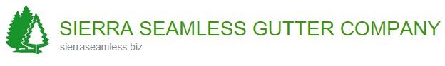 Logo for SIERRA SEAMLESS GUTTERS