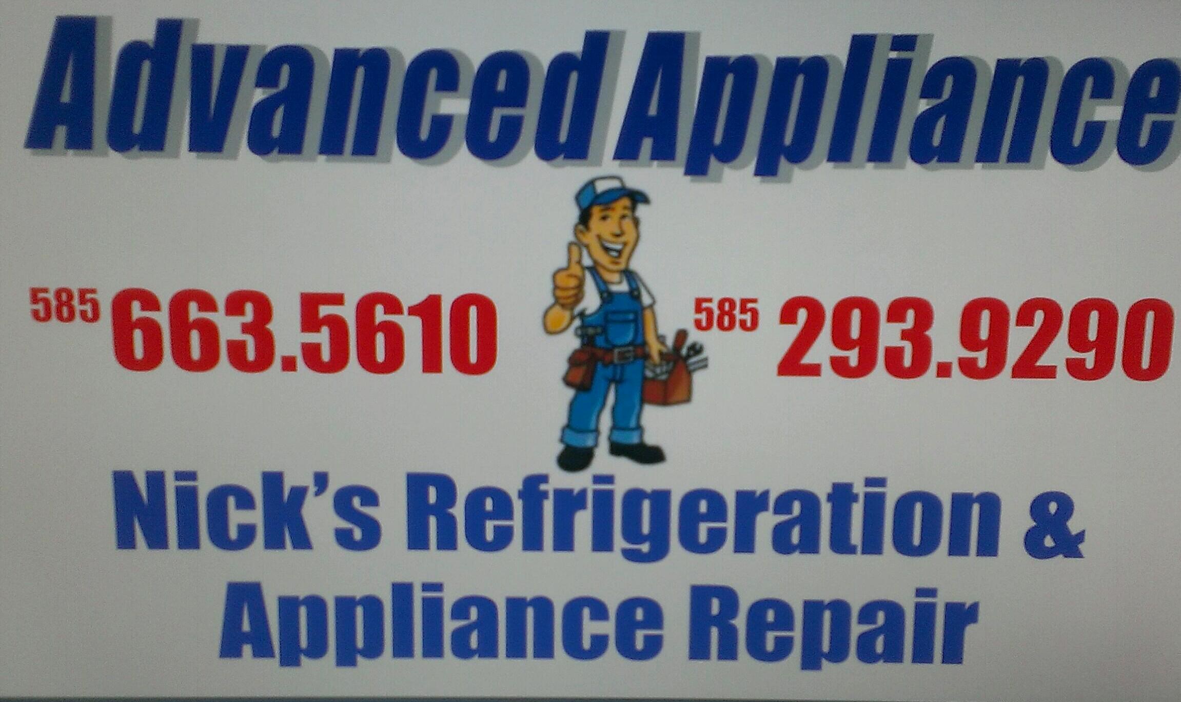Logo for A-Nick's Refrigeration Service