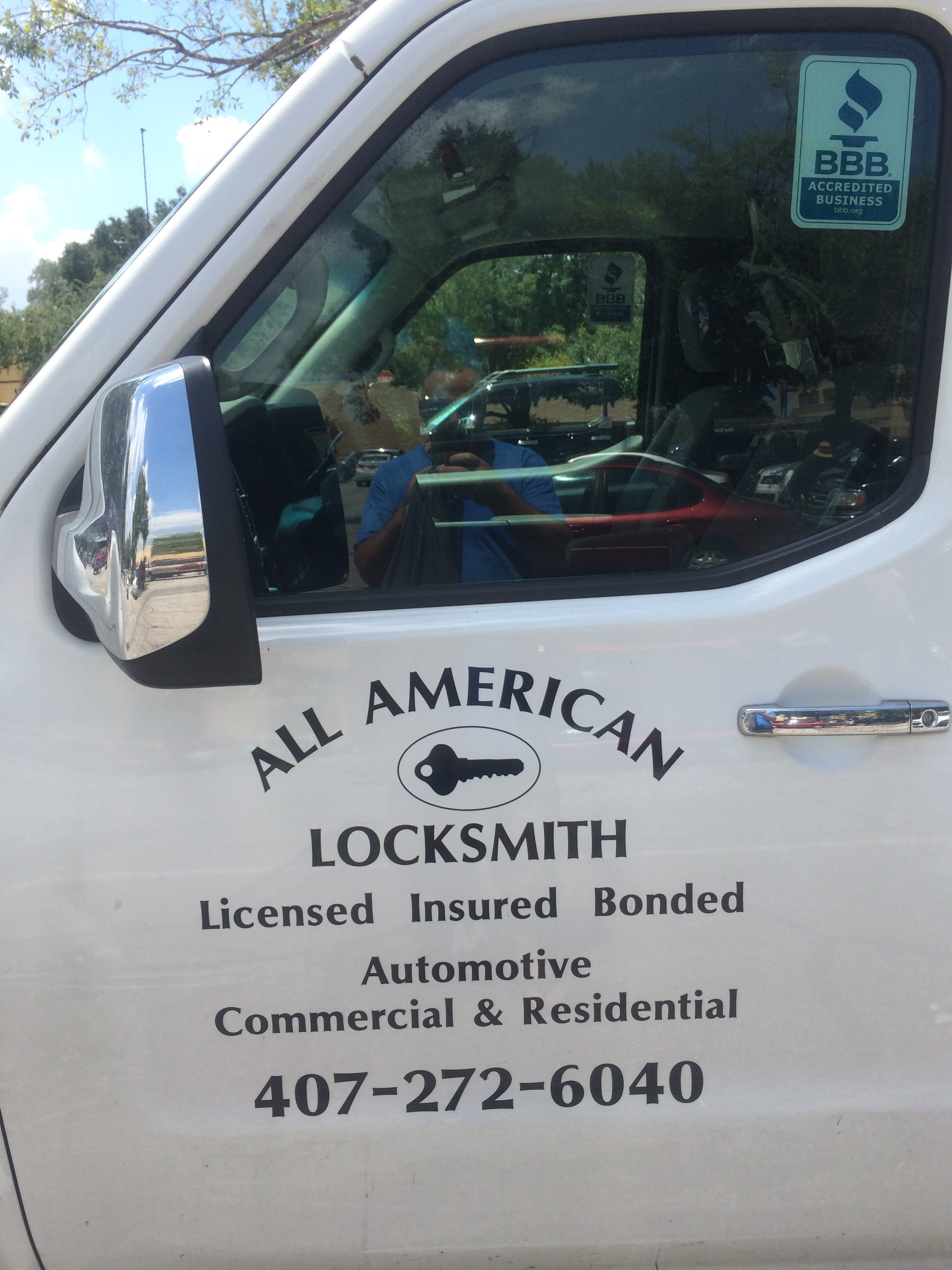Logo for All American Locksmith