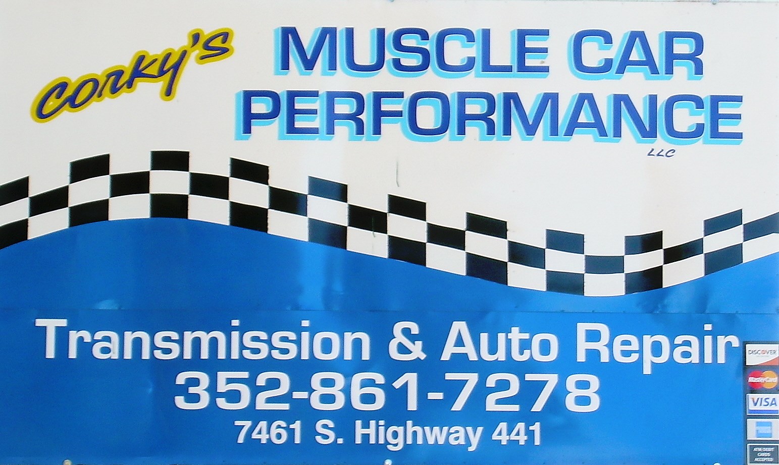 Logo for Corky's Muscle Car Performance