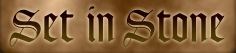 Set In Stone logo