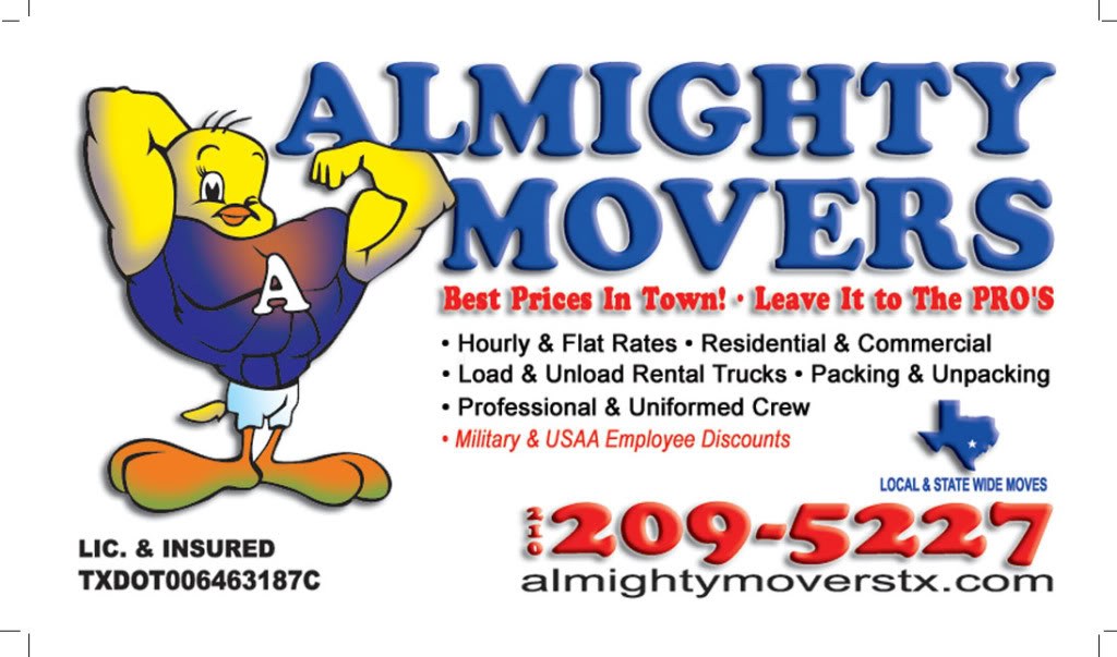 Logo for Almighty Movers