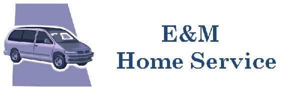 E & M Home Service logo