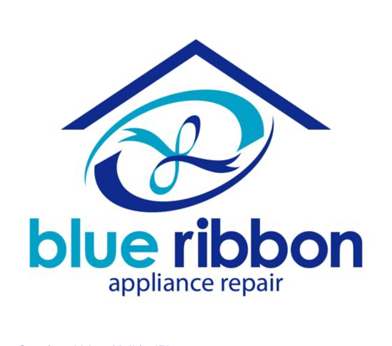 BLUE RIBBON  APPLIANCE REPAIR logo
