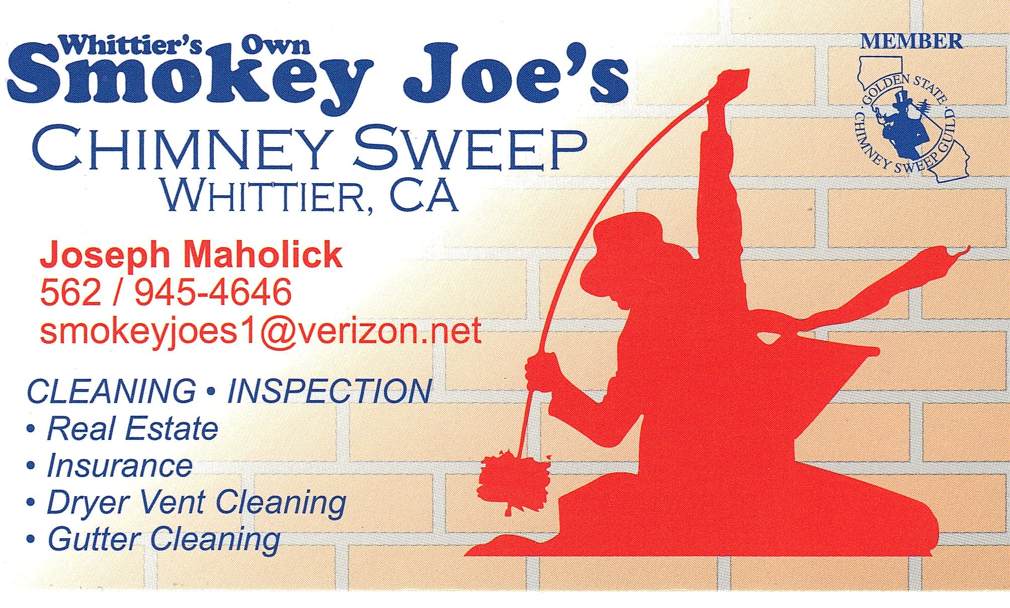Logo for Smokey Joe's Chimney Sweep