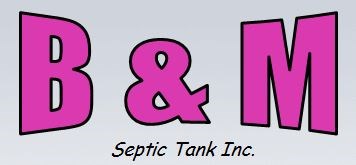 Logo for B & M Septic Tank Inc