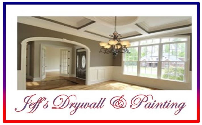 Logo for Jeff's Drywall and Painting