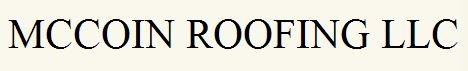 Logo for McCoin Roofing LLC