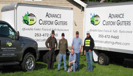 Advance Custom Gutters logo