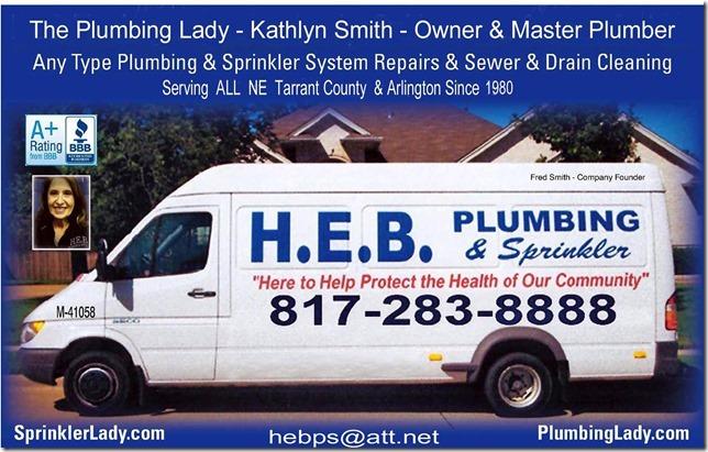 HEB Plumbing & Sprinkler- Kathlyn Smith logo