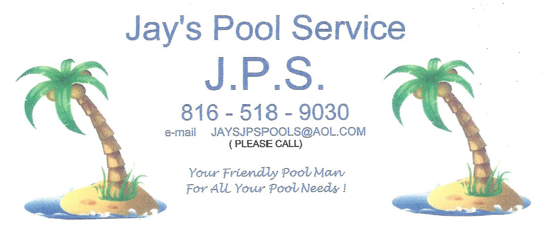 Logo for Jay's Pool Service  J.P.S.