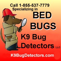 Logo for K9 Bug Detectors