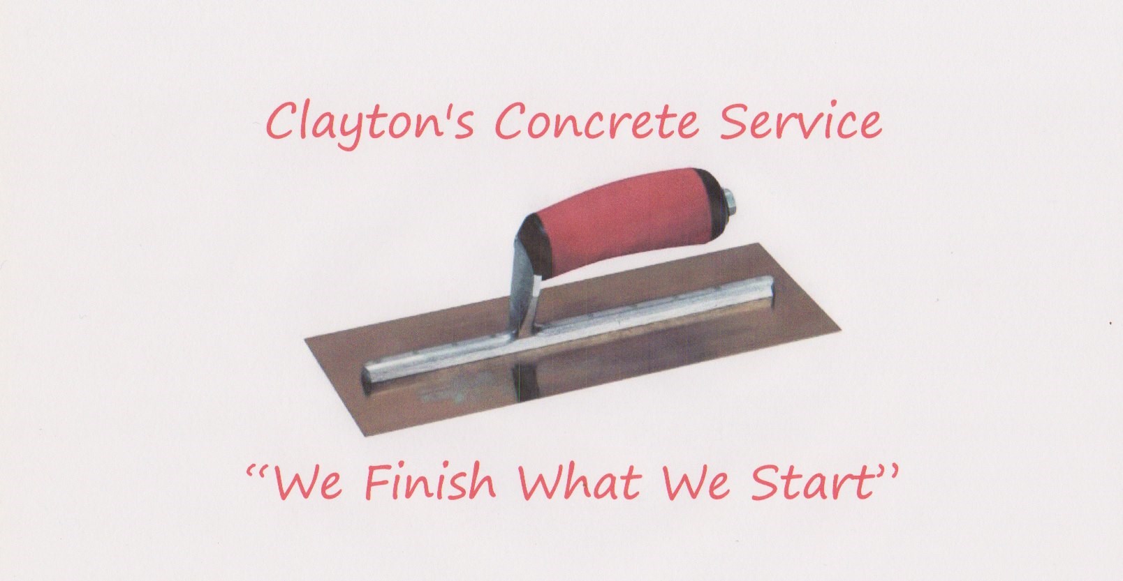 Logo for Clayton's Concrete Service LLC
