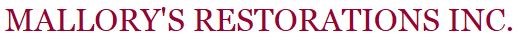 Logo for Mallory's Restorations Inc.