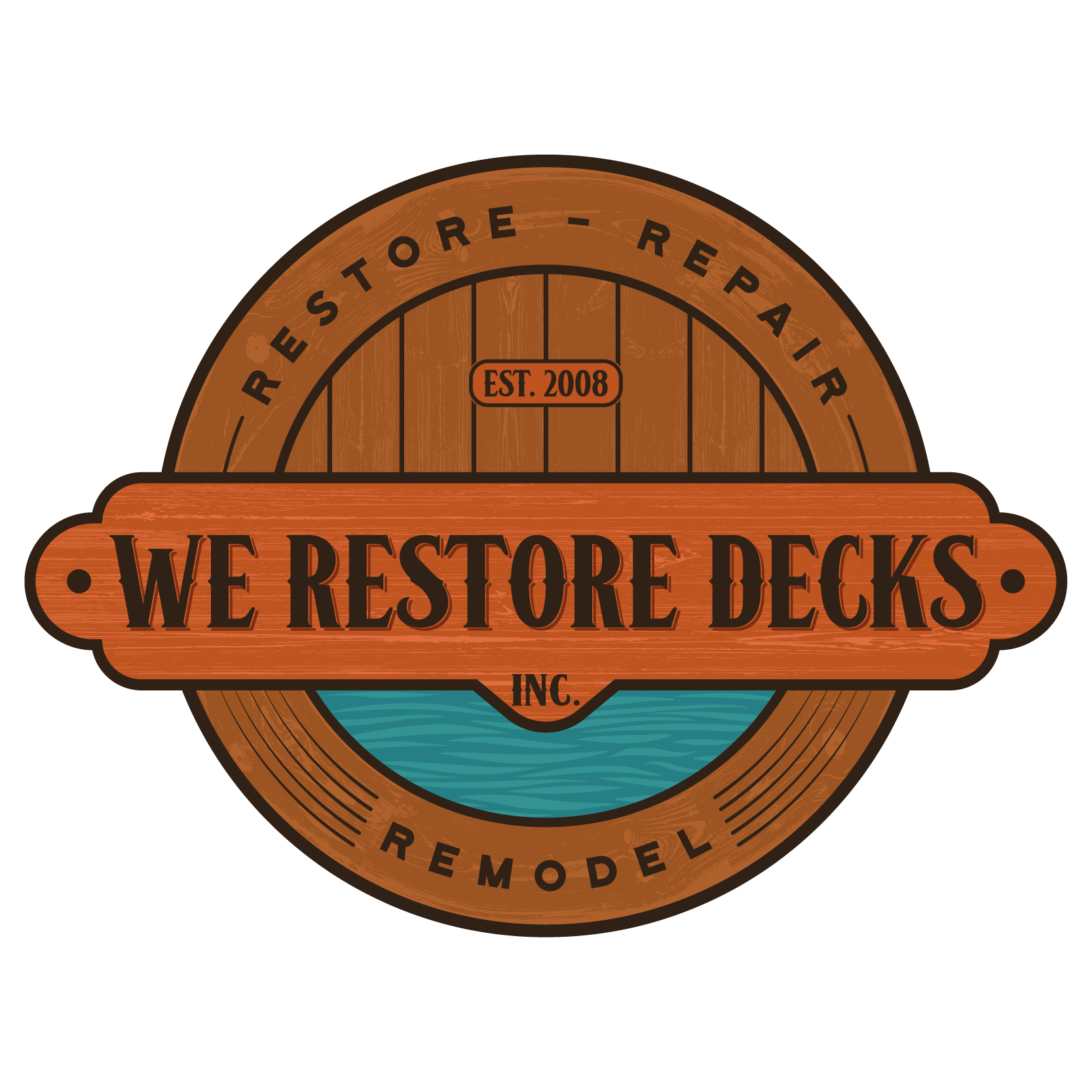 Logo for We Restore Decks