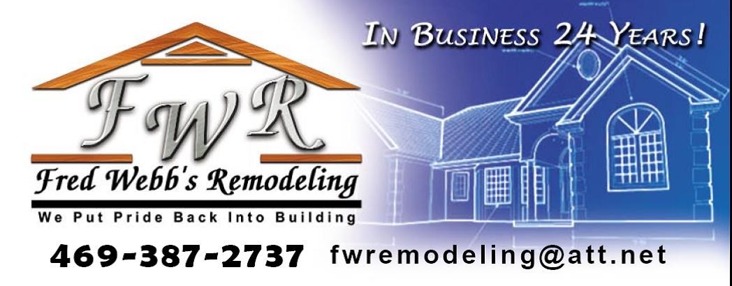 Logo for Fred Webb's Remodeling