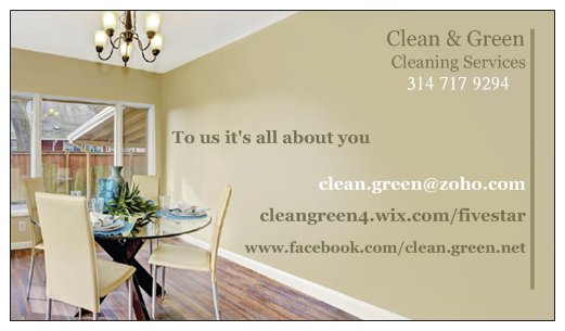 Logo for Clean & Green LLC