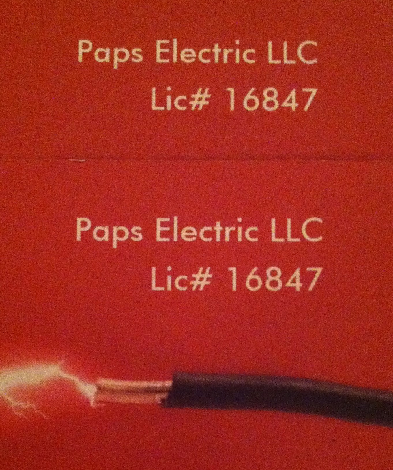Logo for Paps Electric LLC