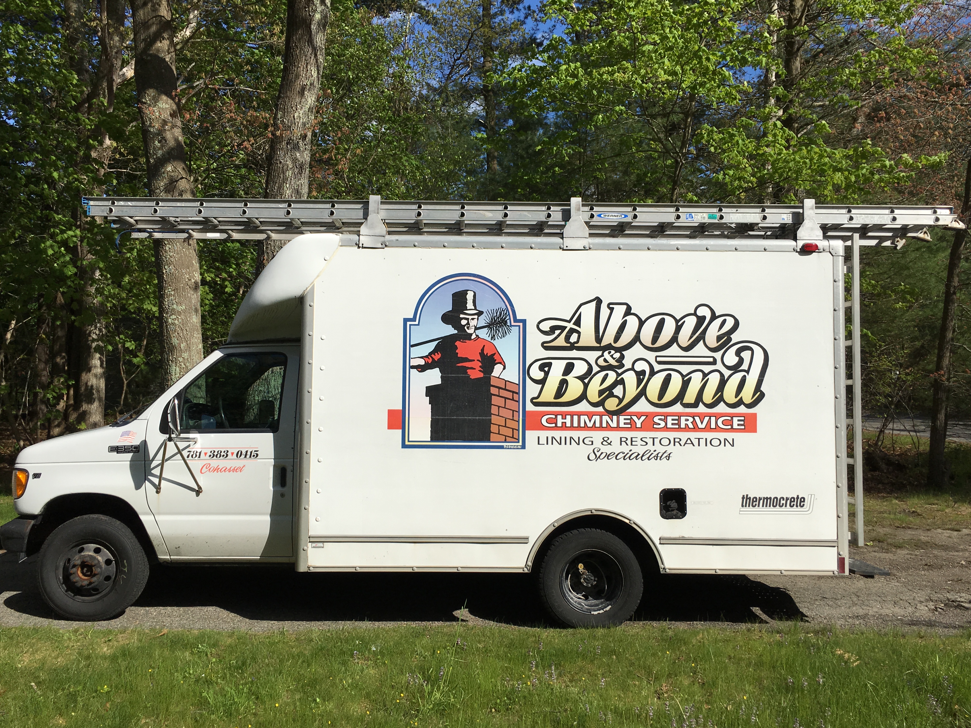 Above and Beyond Chimney Service logo