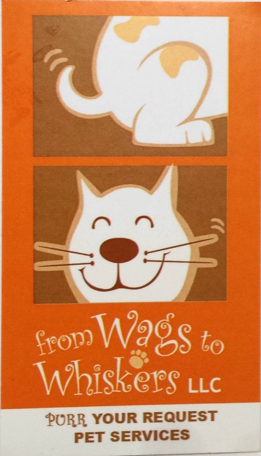 Logo for From Wags To Whiskers-ABQ's Best Pet Sitters
