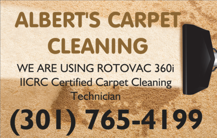 Logo for Albert's Carpet Cleaning
