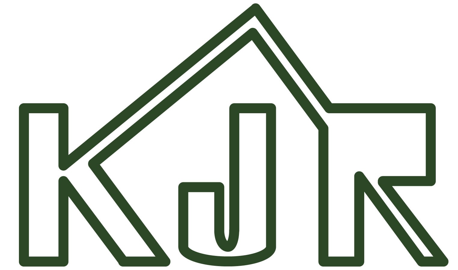 KJR Roofing logo