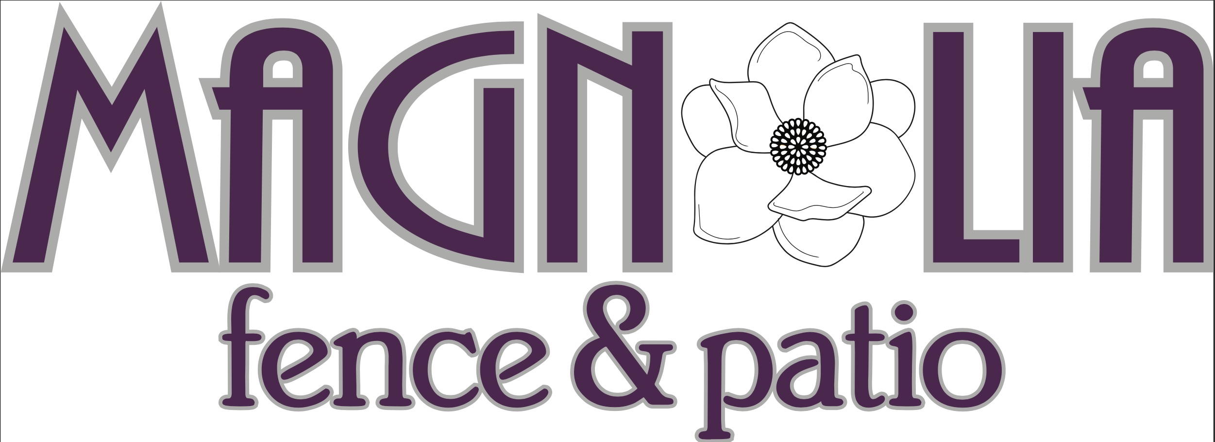 Logo for Magnolia Fence and Patio